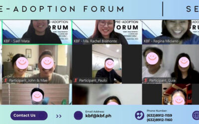 KBF’s 3rd Pre-Adoption Forum via Zoom 2024